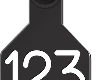 Etiqueta de oreja pequeña grabada con láser, etiqueta personalizada para ternero/oveja/cabra