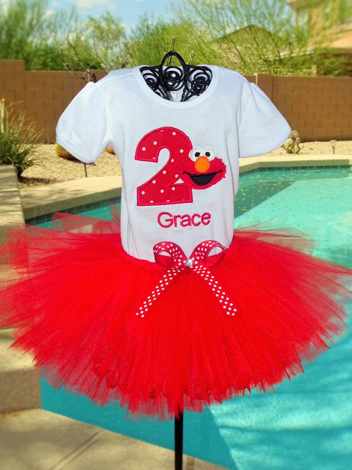 elmo tutu outfit