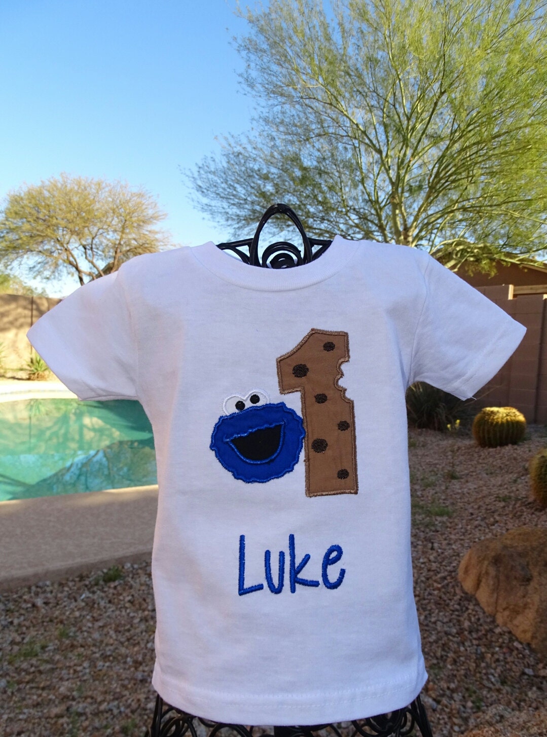 cookie monster birthday shirt
