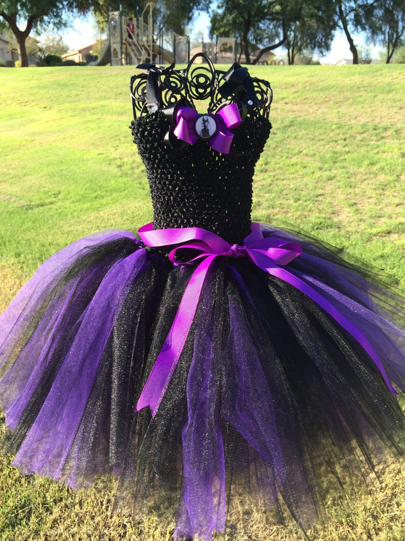 Maleficent Inspired tutu dress, Halloween tutu costume