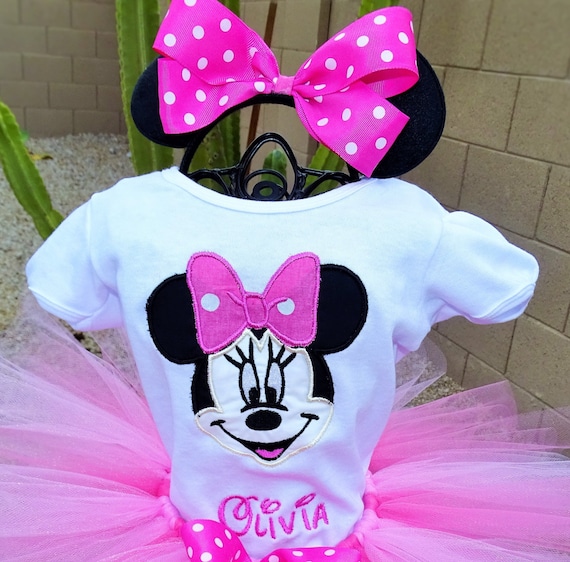 Personalized Minnie Mouse Birthday Only. - Etsy Denmark
