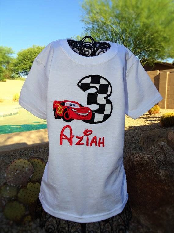 Inspired Disney Cars Birthday Shirt - Etsy