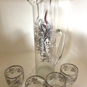 Fabulous mid century sterling cocktail set