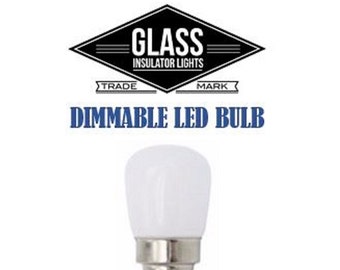 Glass Insulator Light LED Light Bulb -Dimmable Insulator Light Bulbs