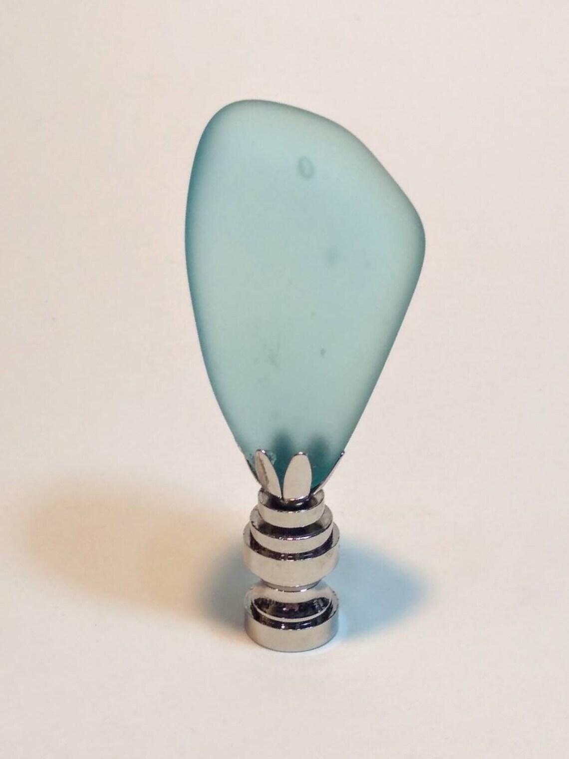 Lamp Finials Handmade with Vintage Telegraph Glass Etsy