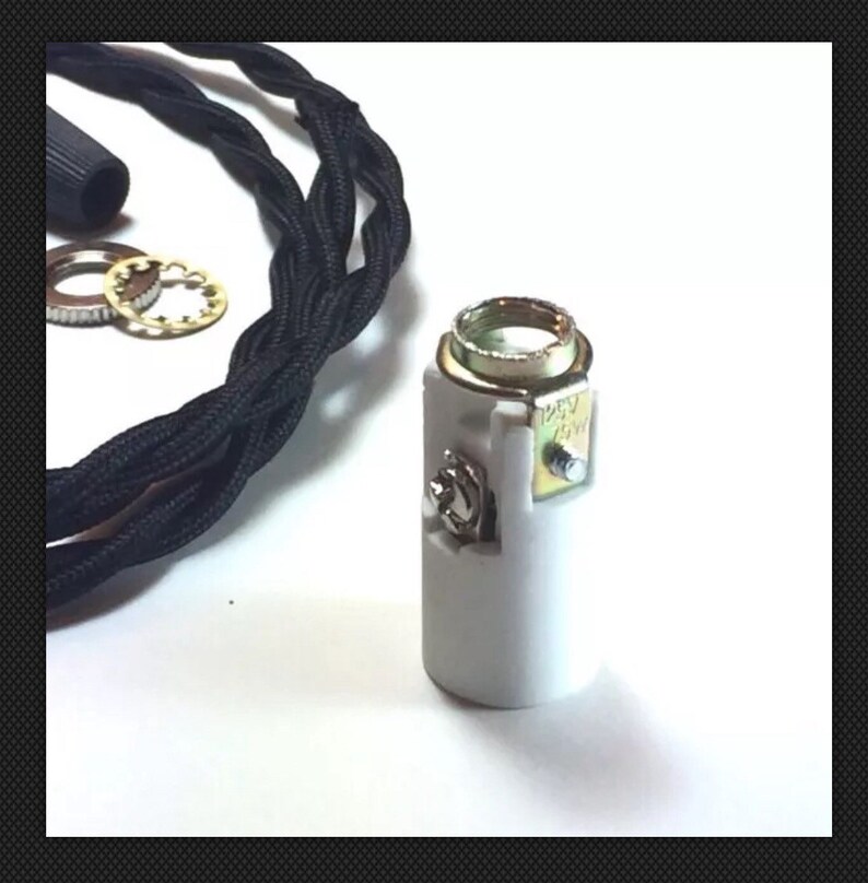 Insulator Swag Light Kit PlugIn Pendant Lights Parts Kit Etsy