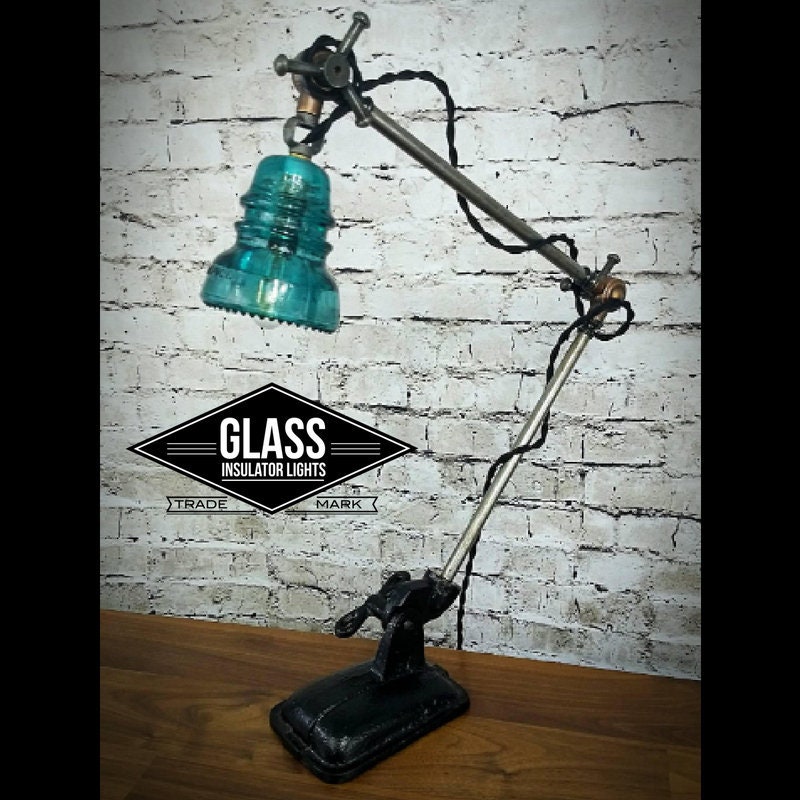 Industrial Lamp Adjule Desk Steampunk