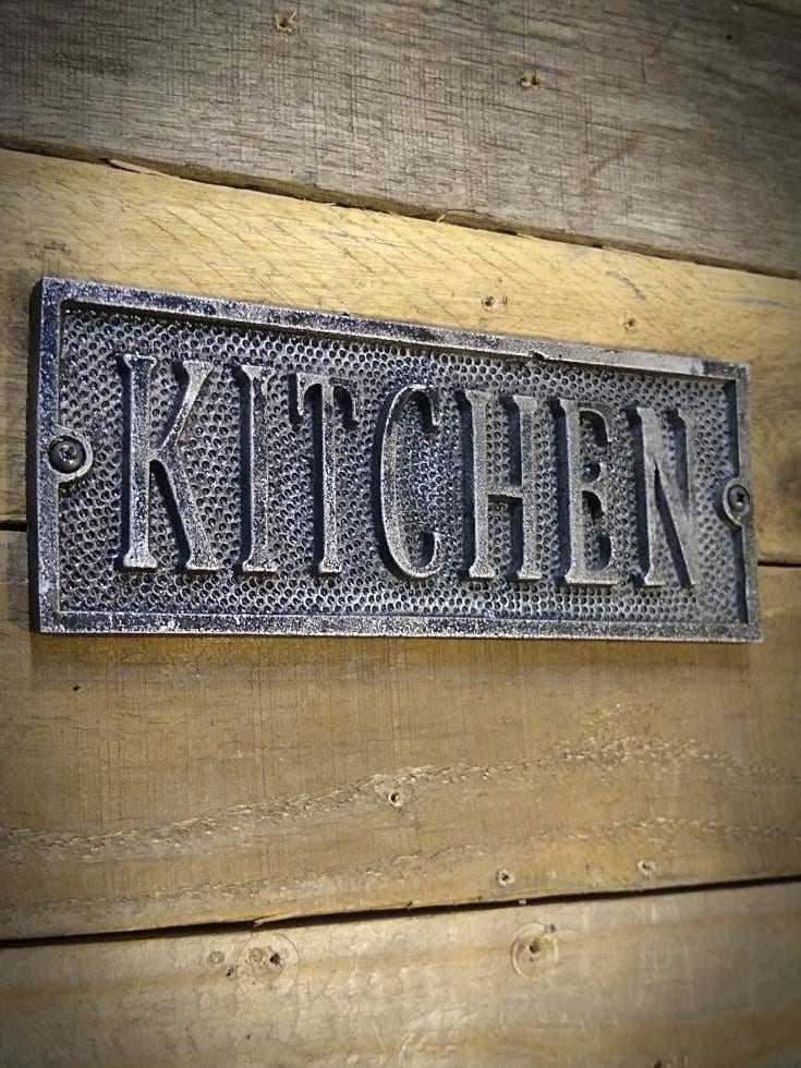 Kitchen Signs - Vintage Farmhouse Kitchen Sign - Kitchen Decor
