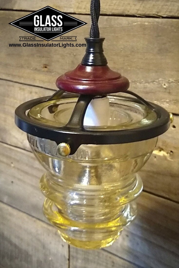 Western Lighting Glass Insulator Light Western Light Fixture