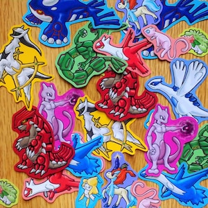 Legendary Sticker Legendary Pokémon Stickers - Etsy
