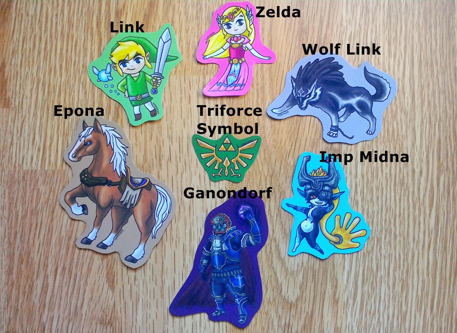 Legend of Zelda Stickers Etsy UK
