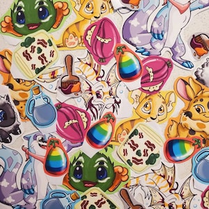 Neopets Stickers (11 in a set)