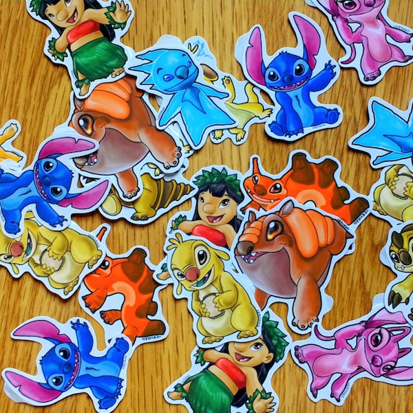 Adesivos Lilo e Stitch
