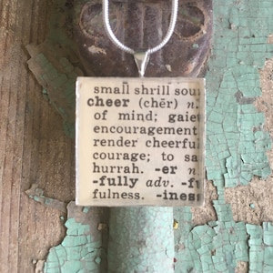 ESULTARE parola collana, dal dizionario, tirarmi su regalo, significato positivo, supporto, grandi donne, per donne tristi, Inspirational regalo