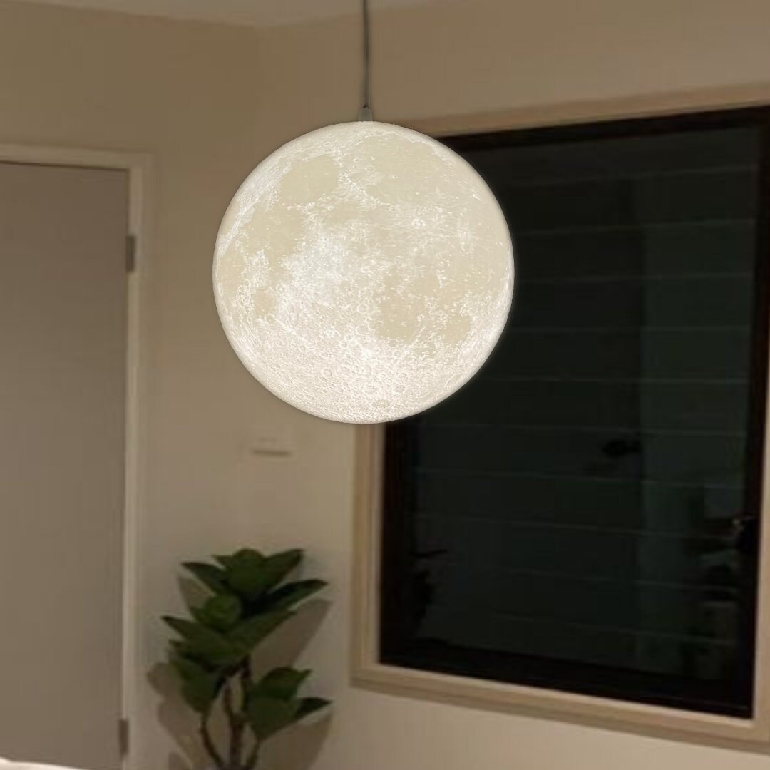 Moon shaped 2024 ceiling light