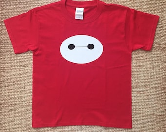 Big Hero 6 Baymax Toddler Tshirts. Disney shirts. Birthday tee.