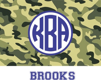 Boys camp trunk.  Camo Camp gear.  Summer.  Footlocker. Camp Trunk Sticker. Camp Trunk Name. Camp Trunk Decals. Personalized Camp Trunk.