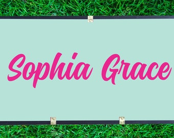 Custom Name Decal for Summer Camp Trunk, Car, or Laptop