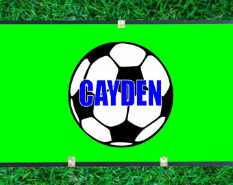 Personalized Soccer Decal. Boys Camp Trunk Decals. Girls Trunk sticker.  Sports Decals. Soccer Team Sticker.