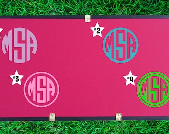 Custom Camp Trunk Vinyl Monogram Decal.  Summer Camp Gear.  Footlocker.  Camp Monogram Decal. Personalized Camp Trunk.  Sticker.  Name.