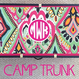 Custom Camp Trunk Top. Paisley. Summer Camp. Footlocker. Summer Camp Girls.