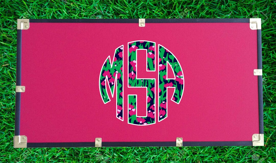 Custom Camp Trunk Vinyl Decal. Summer Camp Gear. Footlocker. Camp ...