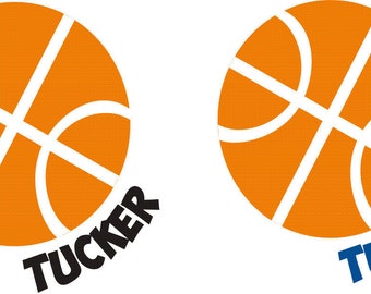 Basketball Decal with Name or Team