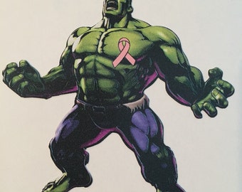 Hulk Smash Breast Cancer Decal Yeti Tumbler