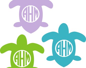 Monogram SeaTurtle