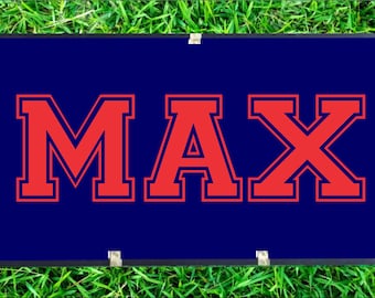 Custom Name Sticker for Camp Trunk. Personalized Name Decal. Summer Camp.