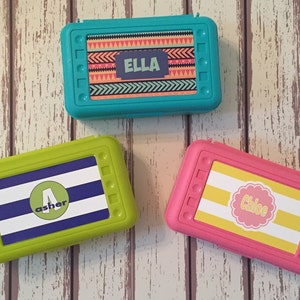 Personalized Pencil Box/ Custom Art Supply Box Back to School