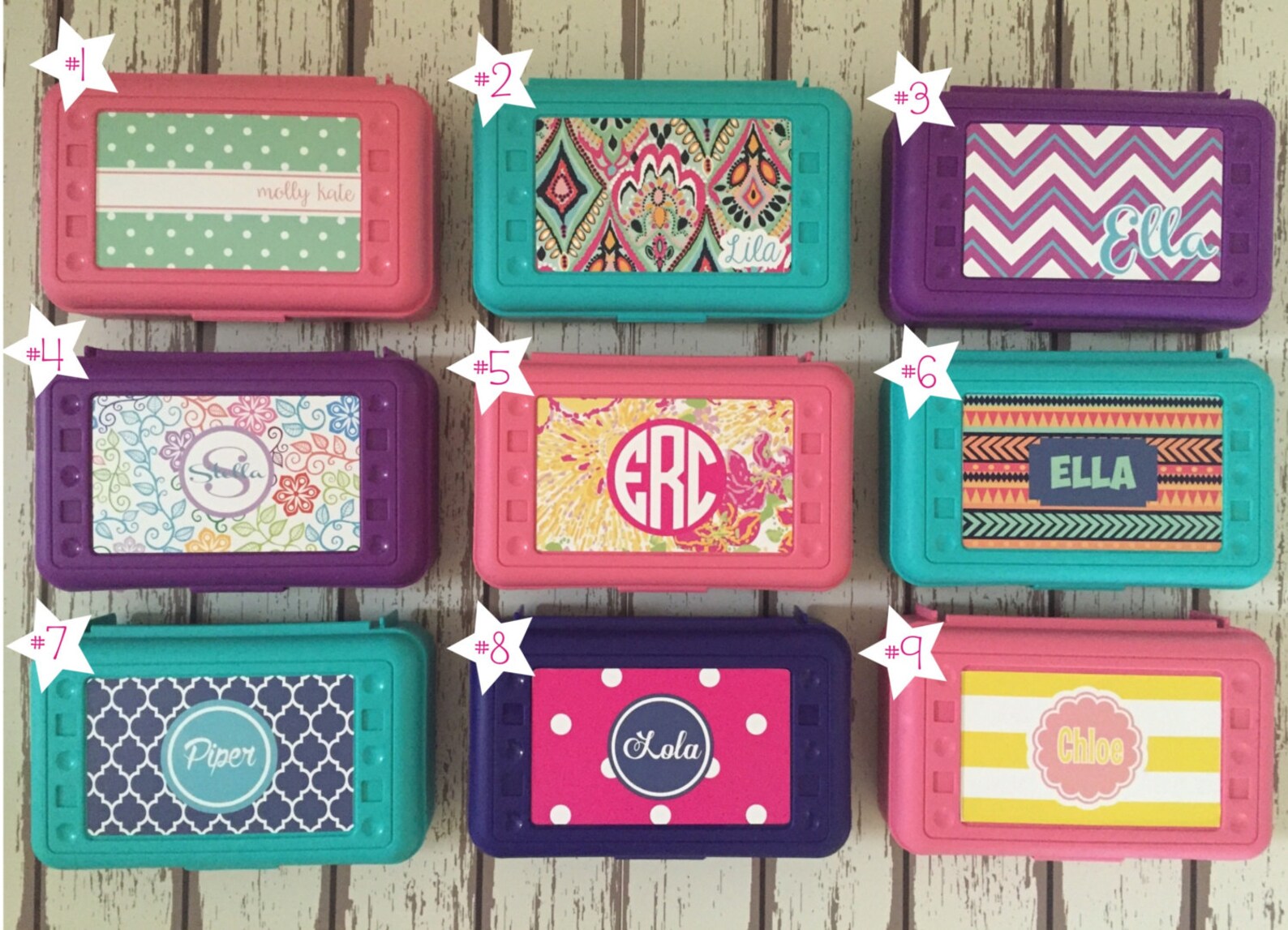 Personalized Pencil Box/ Custom Art Supply Box Back to School Etsy