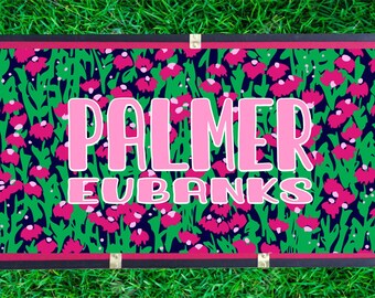 Custom Camp Trunk.  Summer Camp Gear.  Footlocker.  Camp Monogram Decal. Personalized Camp Trunk.  Sticker.  Name.
