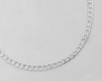 Cuban Link Necklace - Silver | Curb Chain link necklace | Sterling Silver Necklace | Miami Link Chain | Sterling Silver Curb Chain
