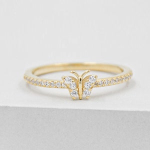 Butterfly Ring Gold Gold Butterfly Ring Gold Love Ring Butterfly ...