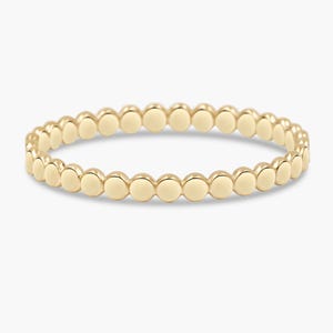 Beaded Dot Stacking Ring  - Gold Filled or Sterling Silver - Simple Minimalistic Ring