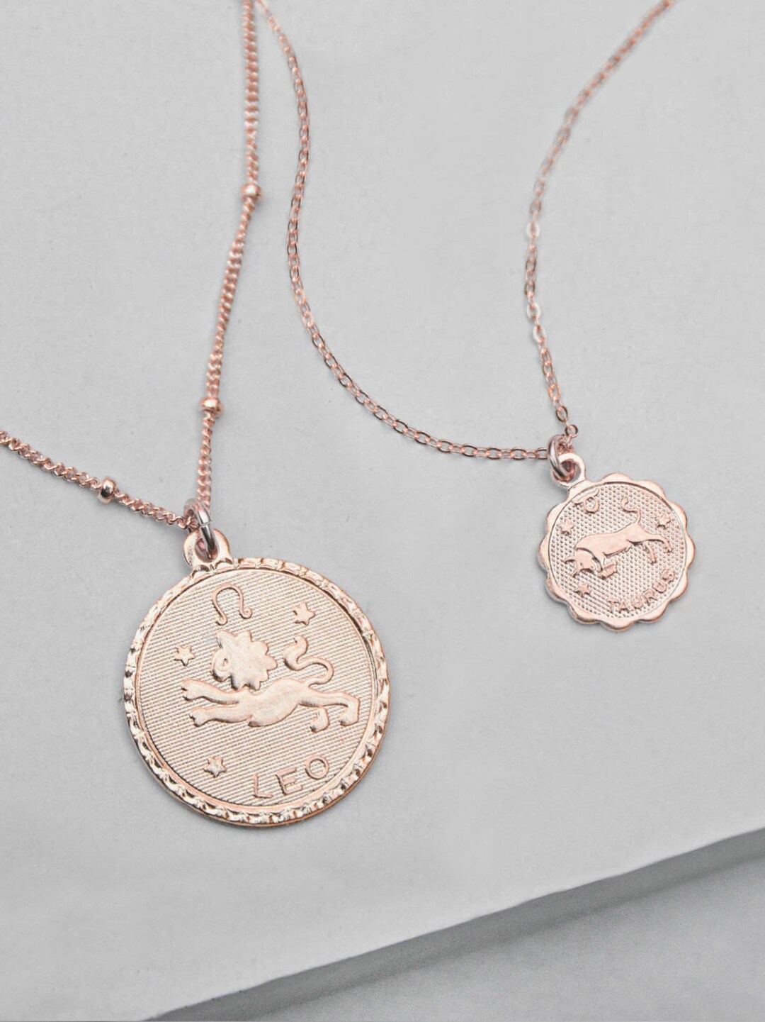 Zodiac Necklace Rose Gold Rose Gold Zodiac Necklace Horoscope Necklace