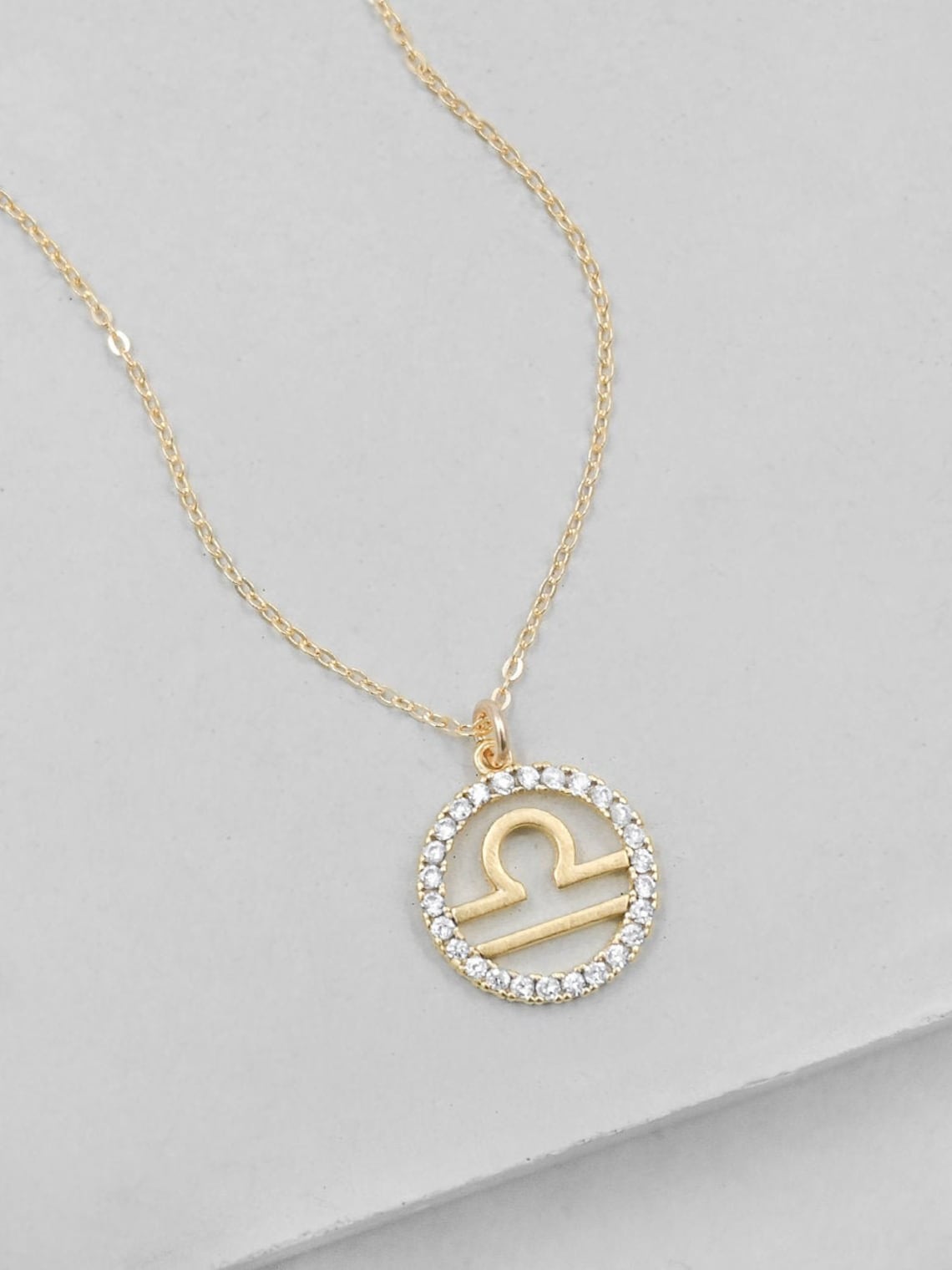 Sparkle Zodiac Necklace Gold Gold Zodiac Necklace Etsy