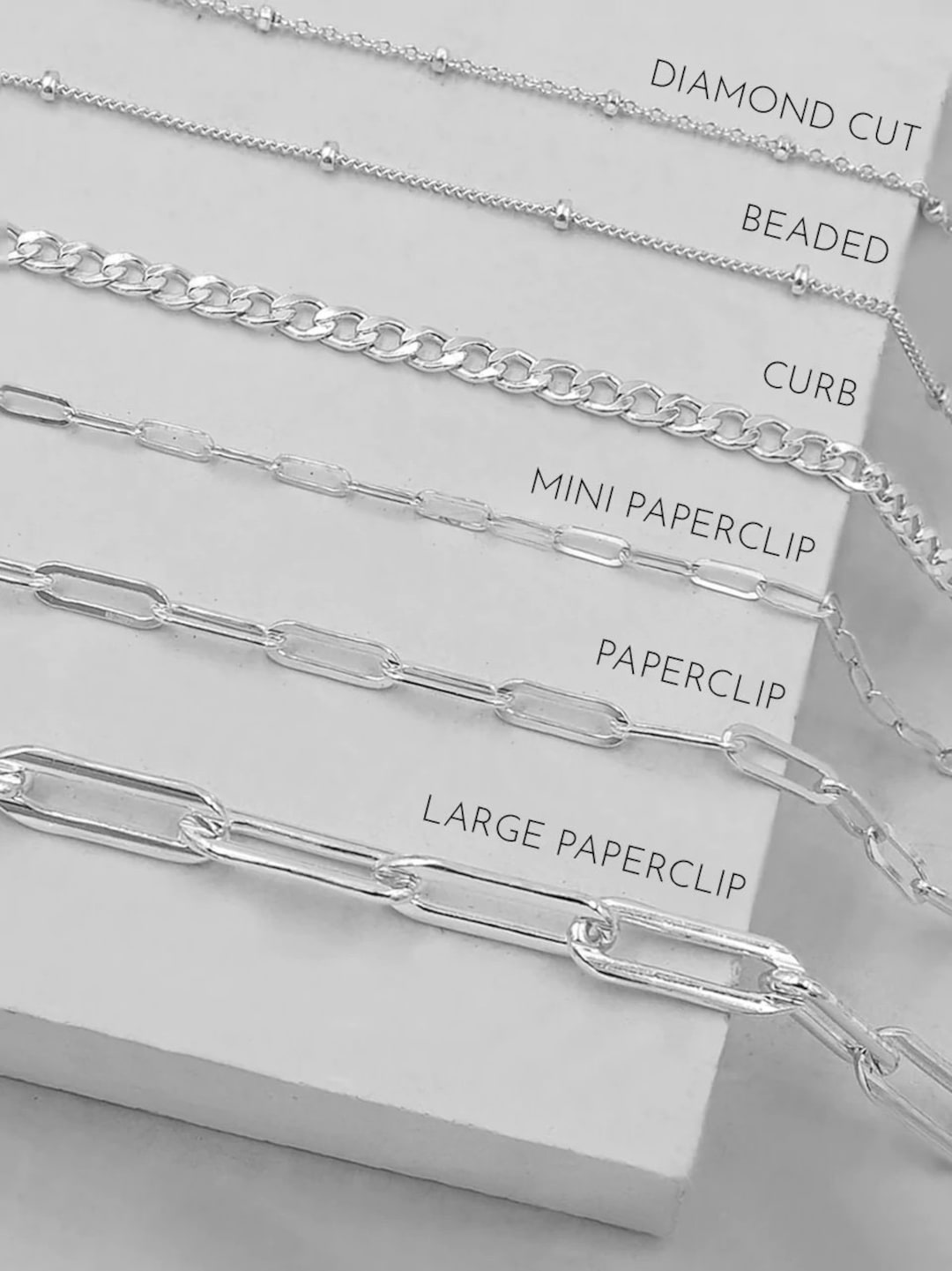 Sterling Silver Chain Bracelet sterling Silver Chain Link Bracelet Link