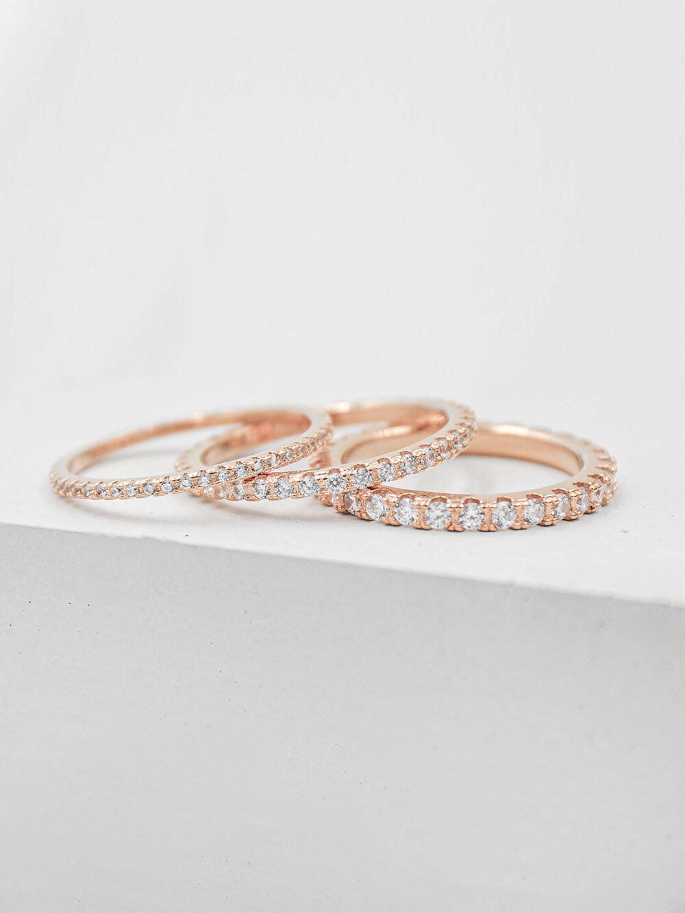 FULL Eternity Band - ROSE GOLD - Different thickness options availabl…