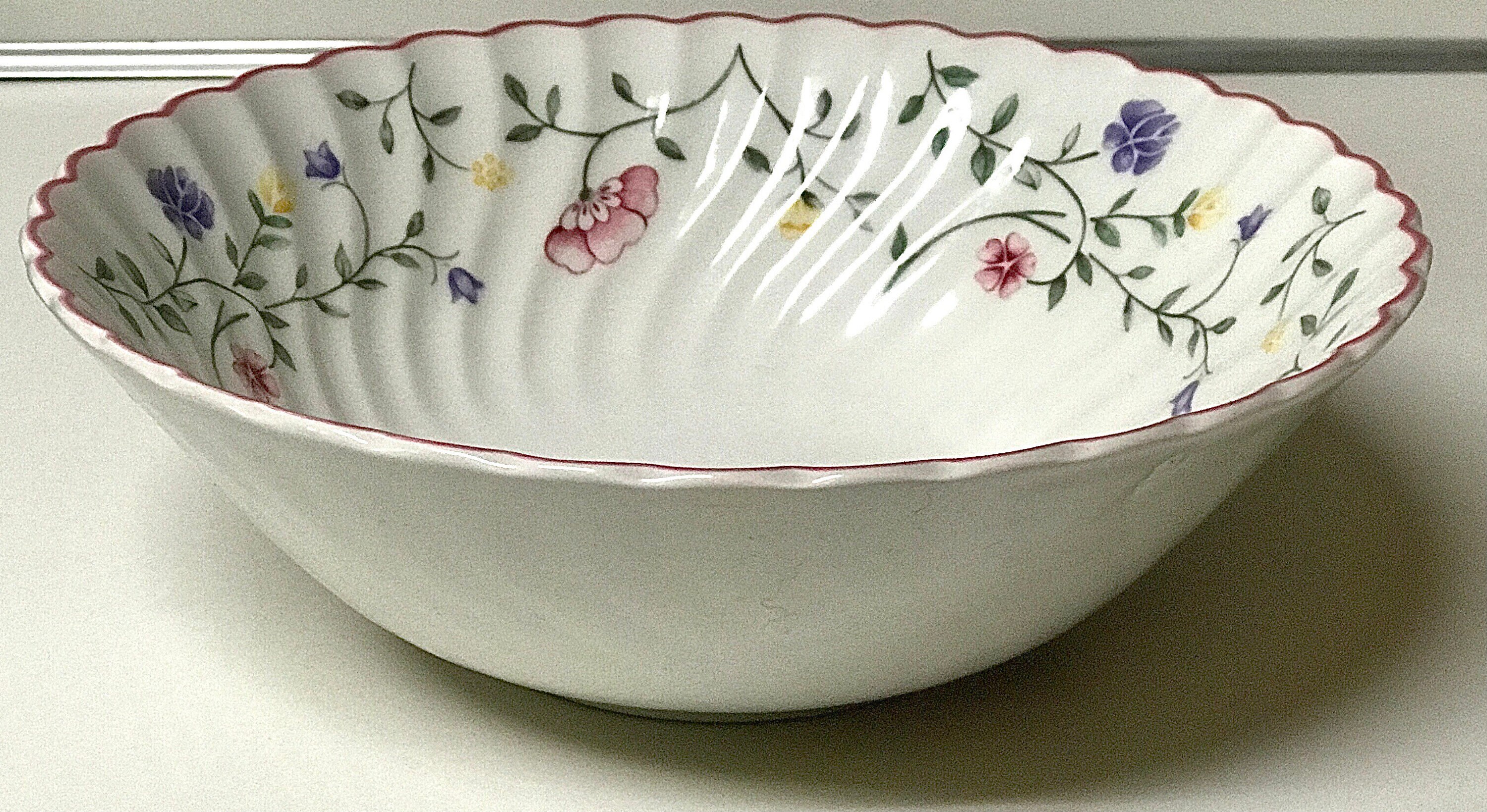 Vintage Retired Scalloped Microwave Dishwasher Safe Underglaze Etsy