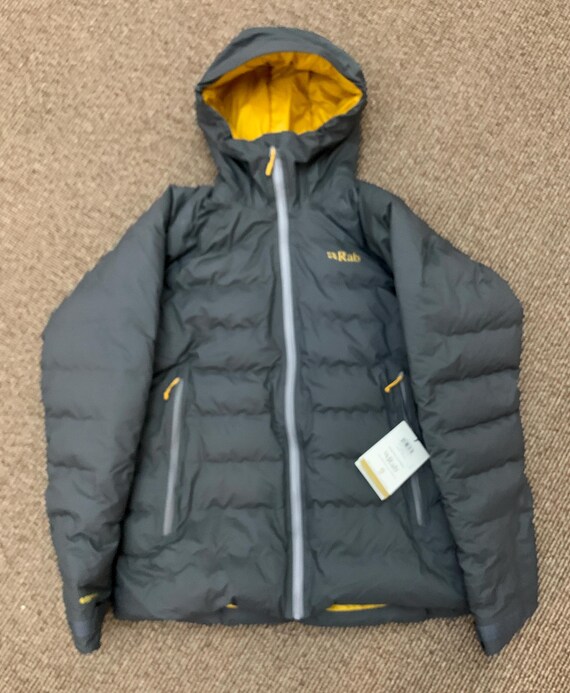 Mens XL Graphene Rab Valiance Hooded Waterproof Down Warm Winter Puffer Jacket NWT Etsy