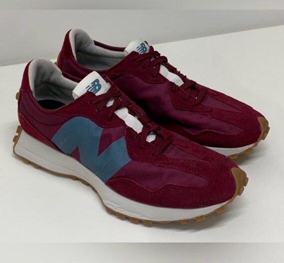 Men s 10 Women s 11.5 EU 44 Maroon NEW BALANCE 327 Modern Retro Throwback Running Shoes Etsy Canada