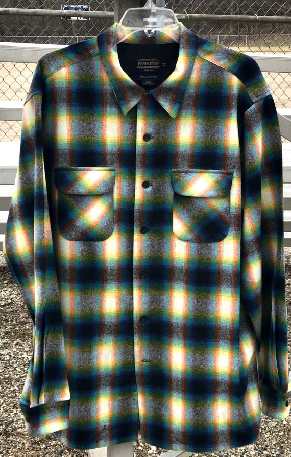 Men's XL Tall PENDLETON Board Shirt 100 