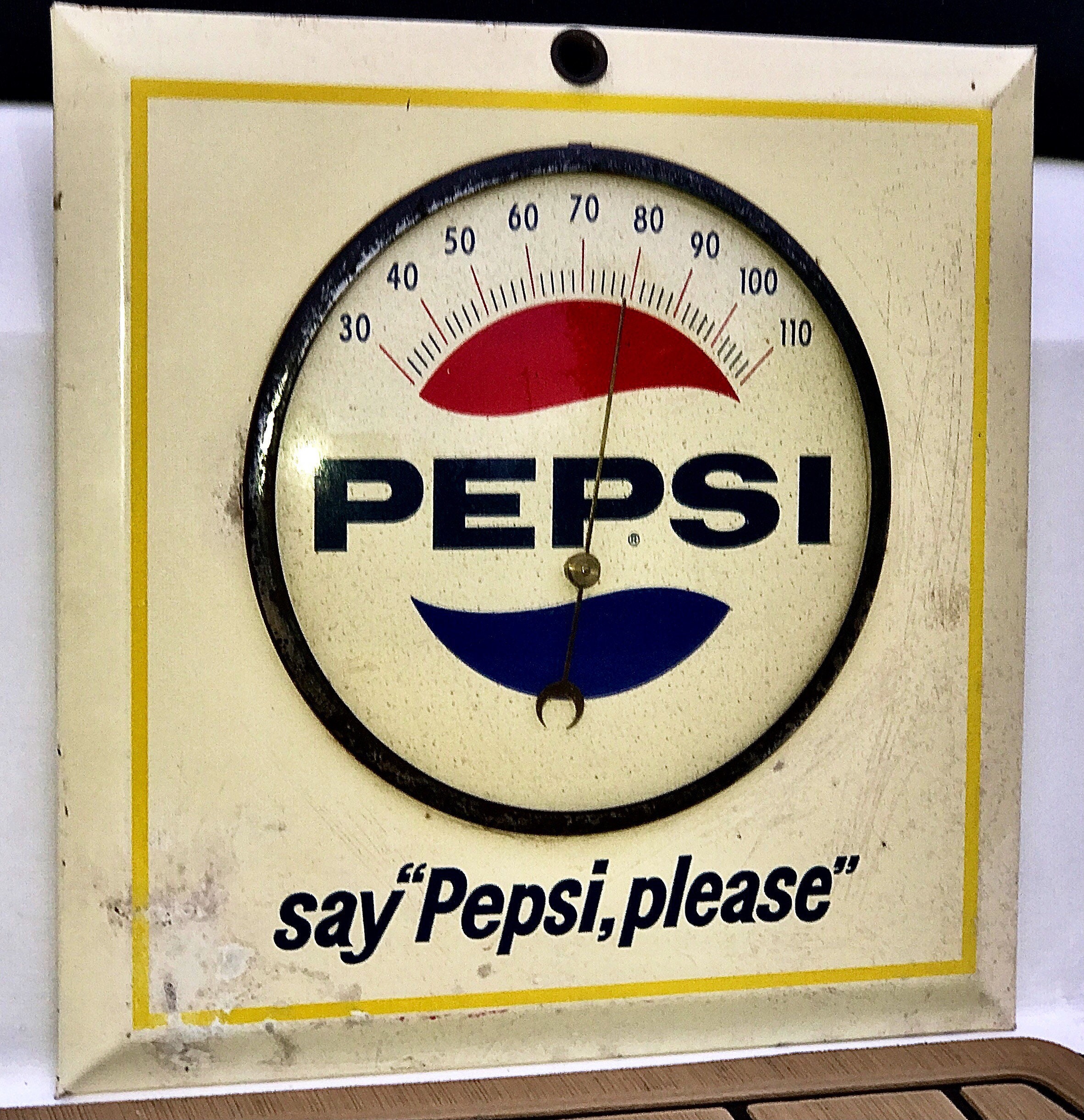 ペプシ温度計 1963 ヴィンテージ say“Pepsi, please”(L) - メルカリ