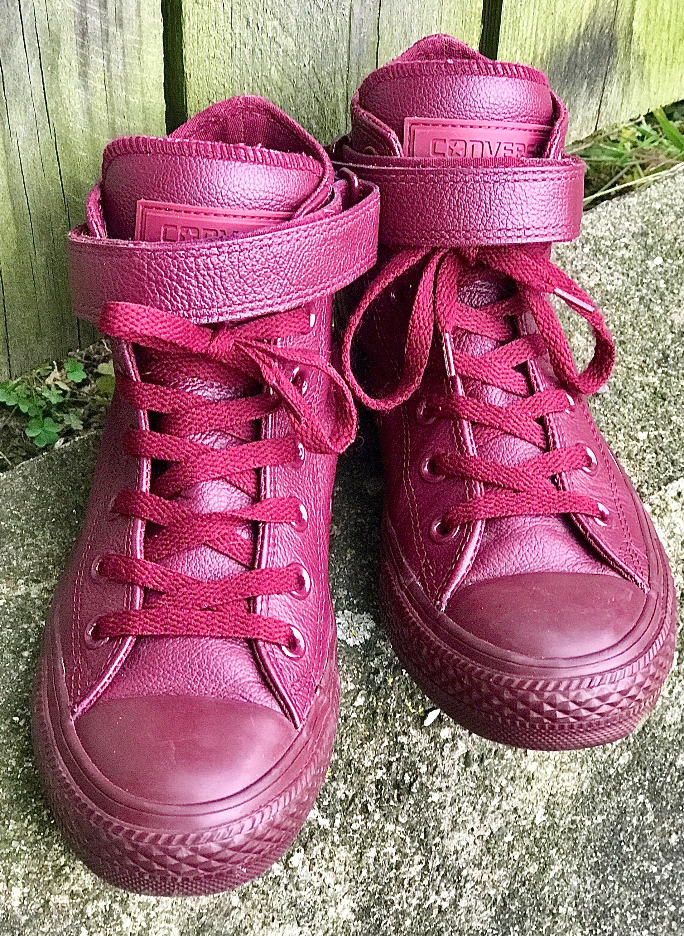 Womens 6 Rare Limited Edition Maroon Leather CONVERSE CHUCK TAYLOR High Top Classic Basketball Skateboarding Athletic Sneakers Shoes Etsy