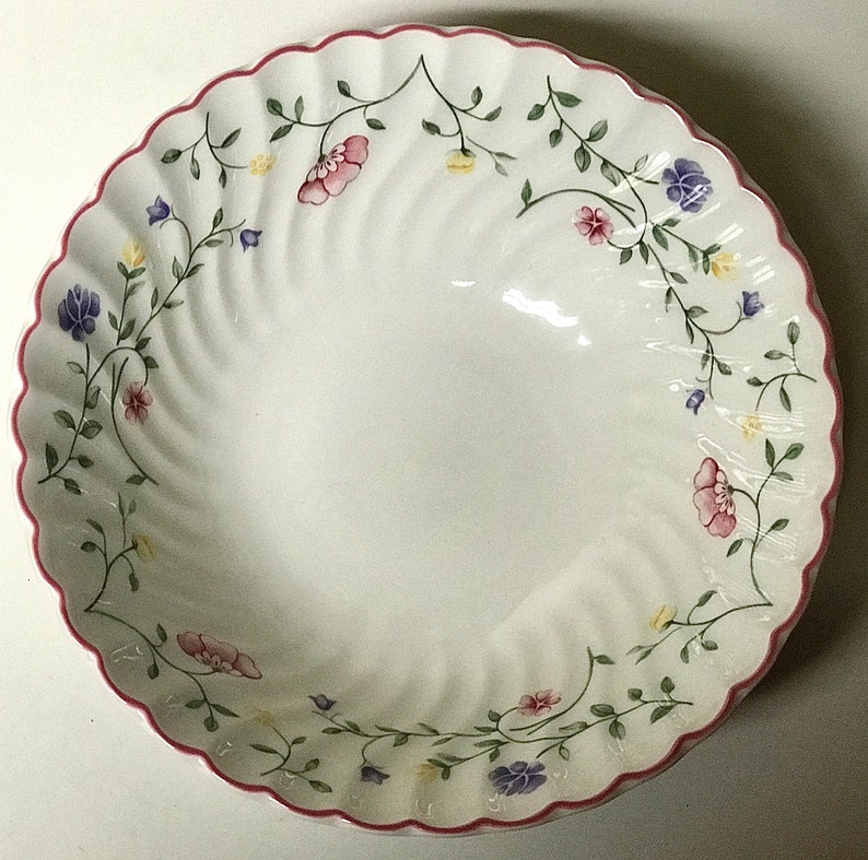 Vintage Retired Scalloped Microwave Dishwasher Safe Underglaze Etsy