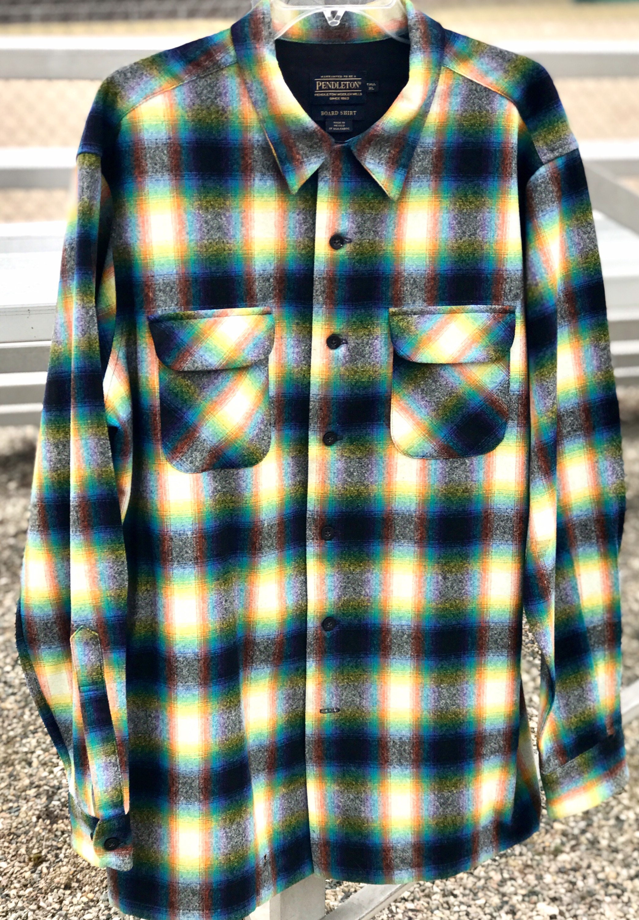 Men's XL Tall PENDLETON Board Shirt 100 