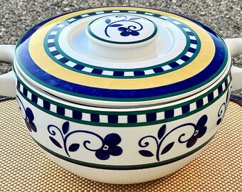 Rare Vintage Discontinued Retired MIKASA FIRENZE Porcelain Lidded Handled 3 Quart Casserole 15.75" Oval Serving Plate Platter Replacements