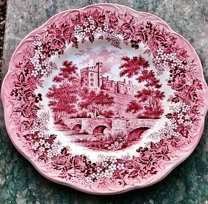 Vintage English Ironstone Staffordshire Transferware J & G Etsy